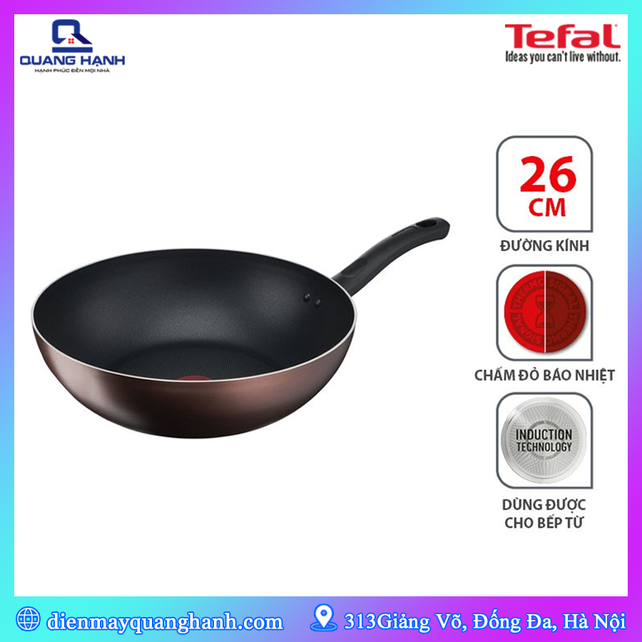 Chảo sâu lòng Tefal Day By Day G1437705 26cm
