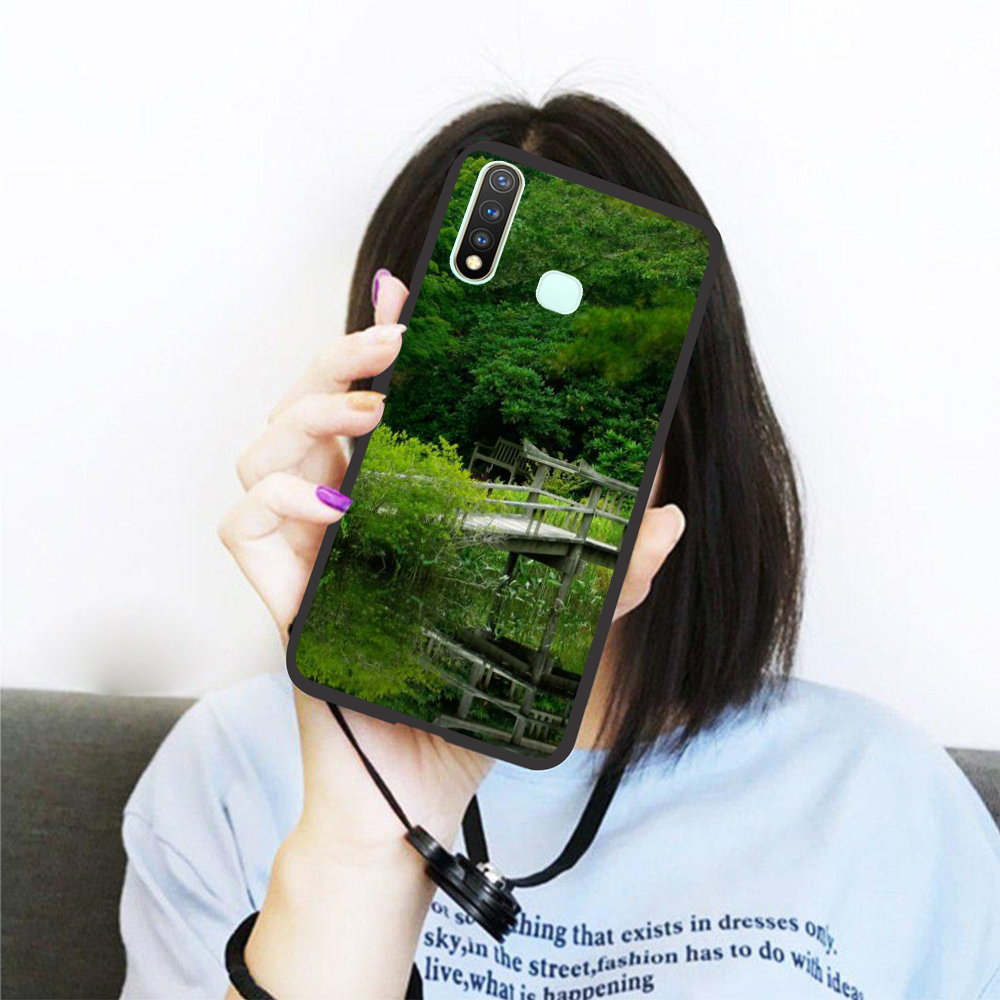 Ốp lưng iCase dành cho Vivo Y19 viền dẻo TPU BST Phong Cảnh Thiên Nhiên - Các góc cạnh ôm sát, bảo vệ an toàn cho điện thoại