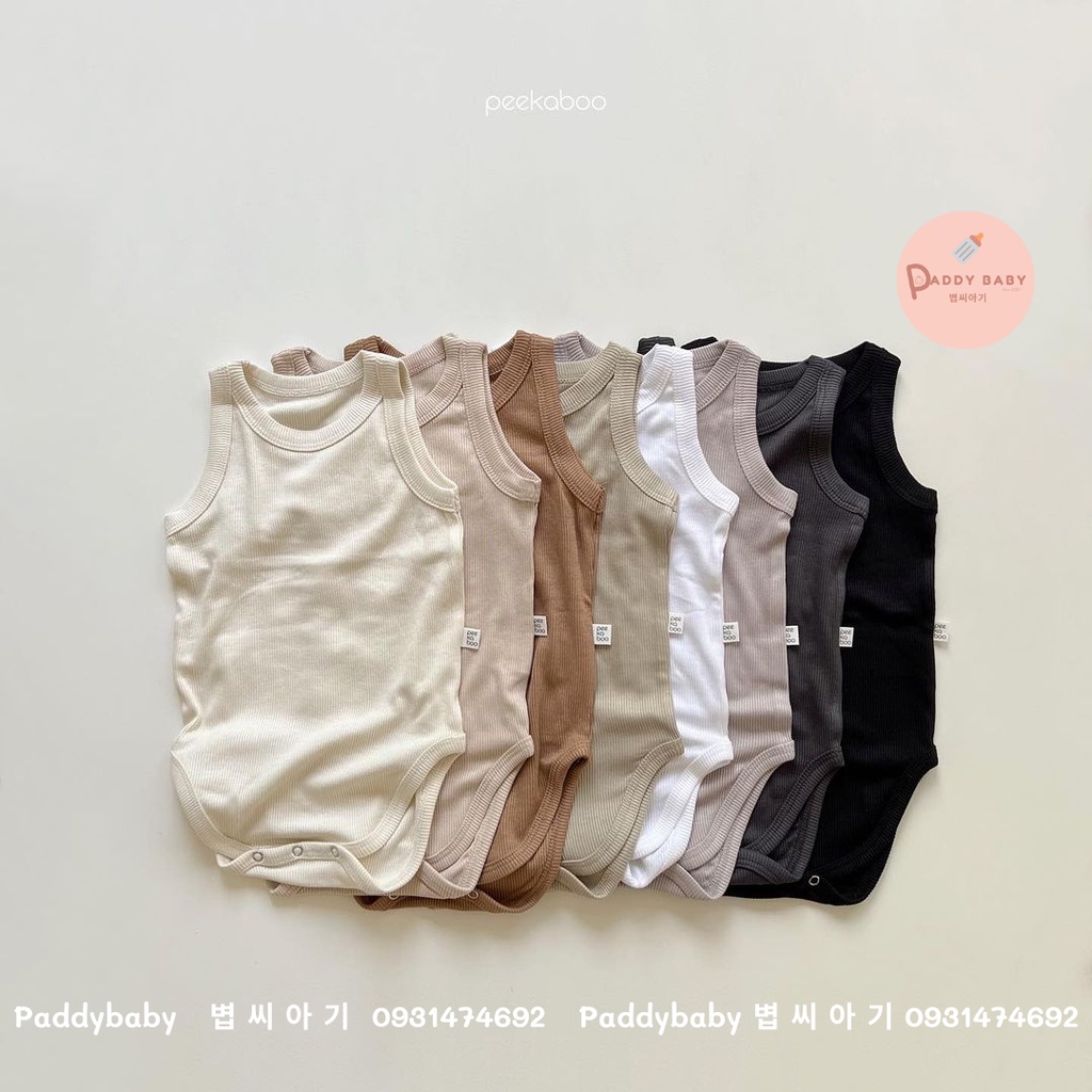 Bộ suit ice Peekaboo chính hãng nội địa Hàn cho bé