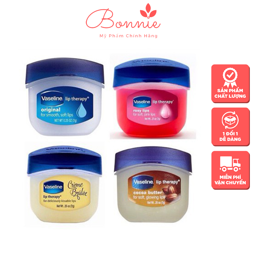 Son Dưỡng Môi Vaseline Lip Therapy Rosy Lips 7g BB64 Ngăn Ngừa Khô Môi Nứt Nẻ, Hương Thơm Tự Nhiên An Toàn - Bonnie Beauty Shop