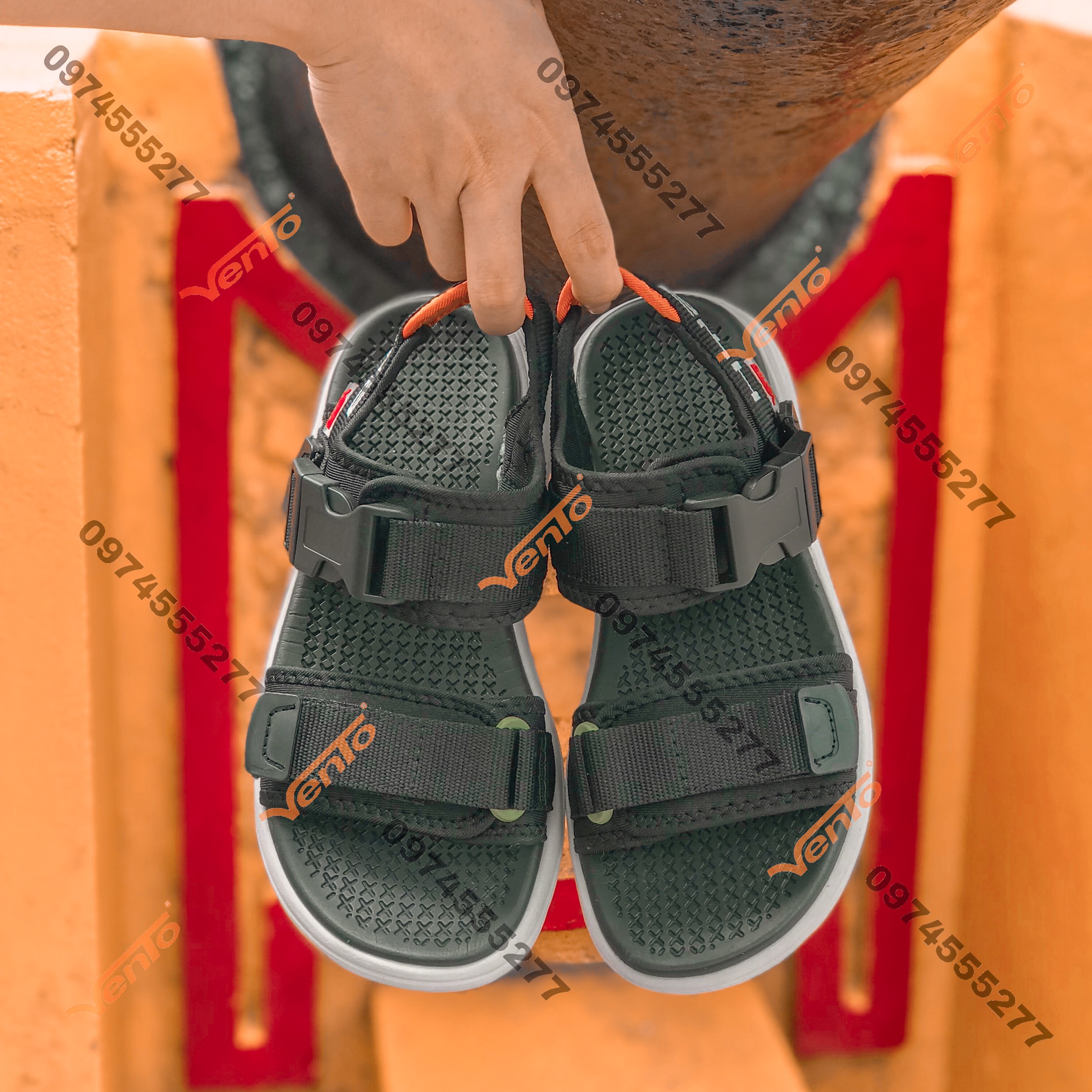 Bộ sưu tập mới - full box - vento hybrid sandal nam hot nhiều phiên bản màu - nb38 đen ghi