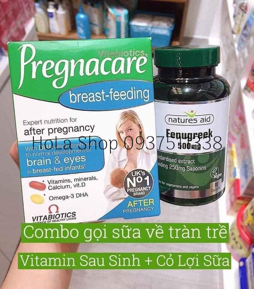 Viên Uống Lợi Sữa Cỏ Cari Fenugreek Chuẩn Anh