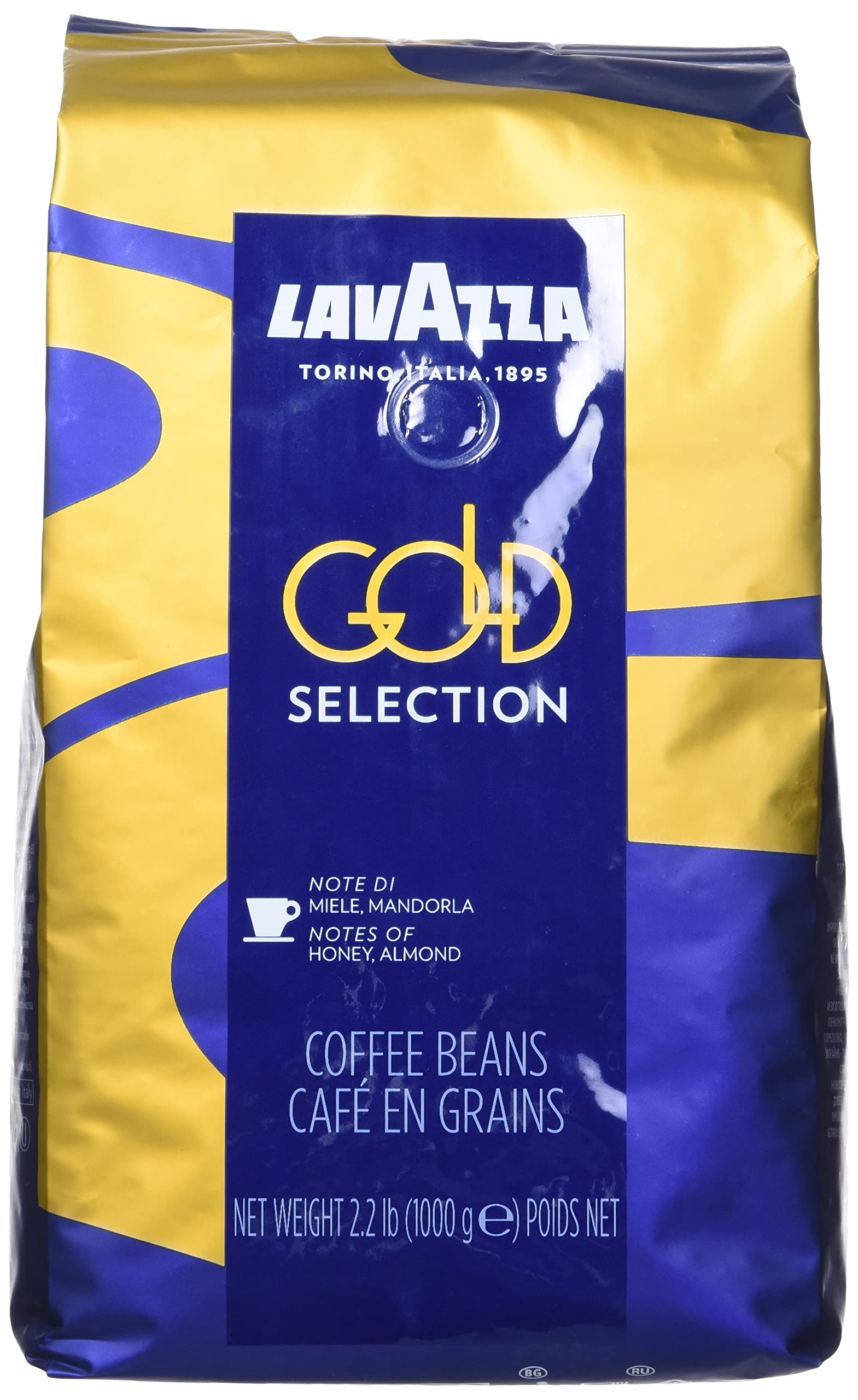 Cà phê hạt Lavazza Gold Selection Coffee Beans - 1kg Whole bean
