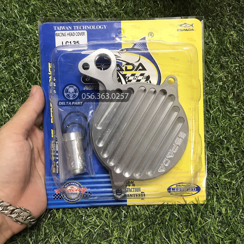 Bộ nắp đầu cnc exciter ex 135 150 kiểu mới chính hãng espada