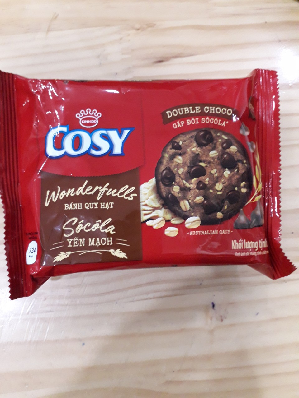 BÁNH QUY HẠT  Cosy TRỌN VỊ SÔCOLA VÀ YẾN MẠCH -80gr