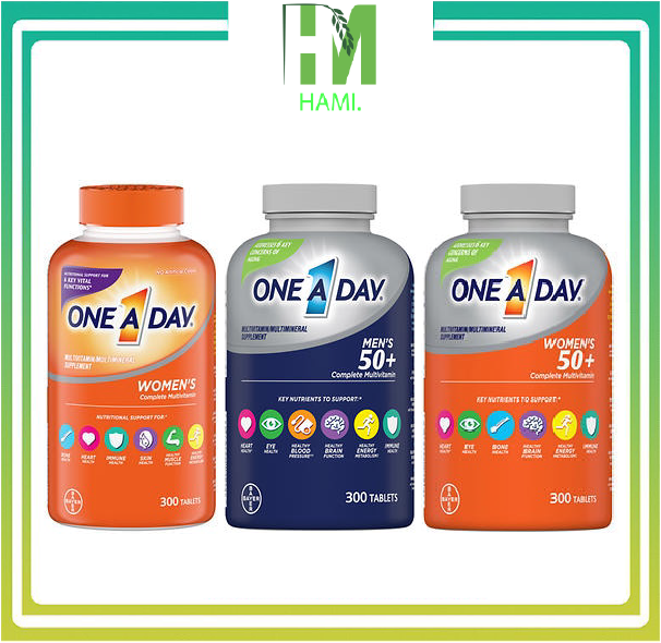 One a day, Viên uống One a day Multivitamin 300 viên của Mỹ