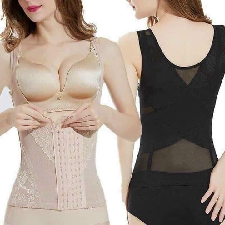 Áo gen định hình toàn thân 6 nấc cài