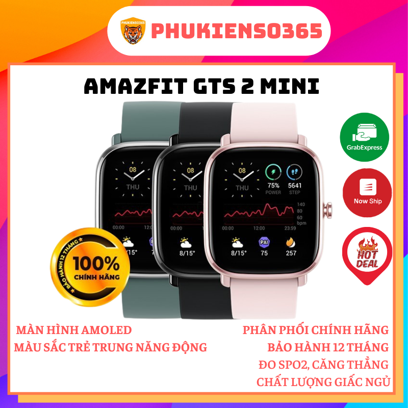 Đồng hồ thông minh amazfit gts2 mini - bản quốc tế - bh 12 tháng