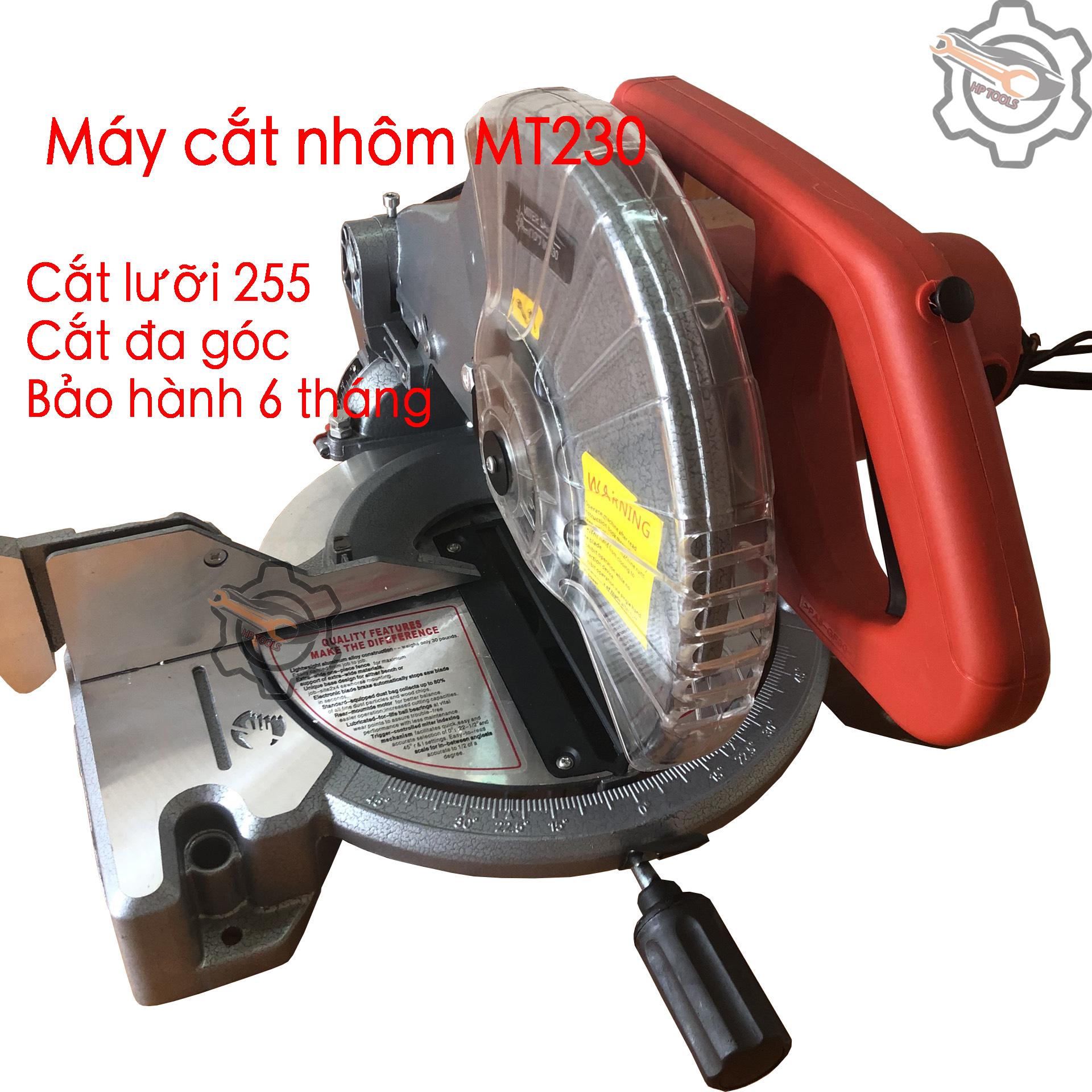 Máy cắt nhôm đa góc MT230-Truyền động trực tiếp-Cắt nghiêng 45 độ-Chính hãng-Kèm lưỡi cắt nhôm