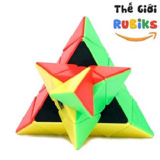 Rubik Pyraminx Stickerless MoYu MeiLong MFJS Pyramid Tam Giác