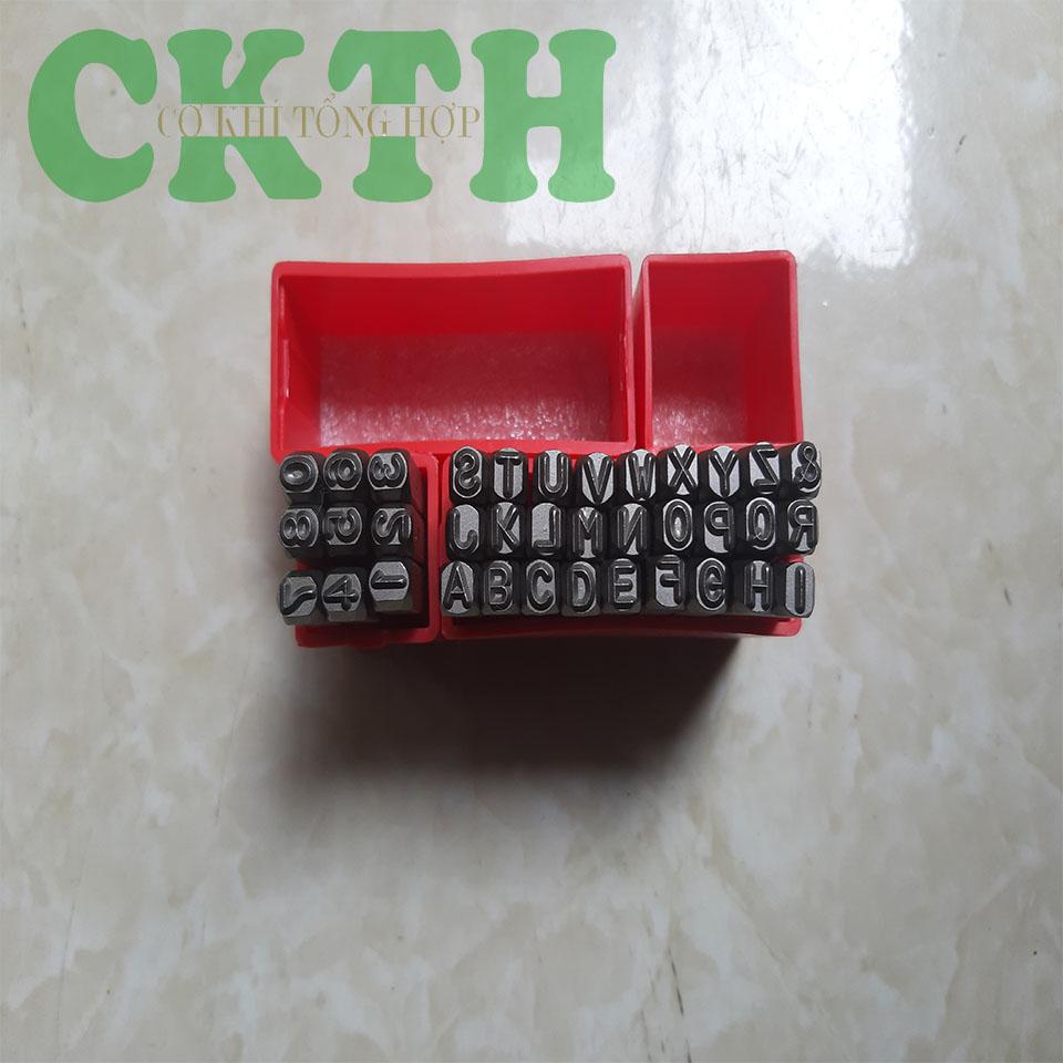 Combo bộ đục đóng chữ và số