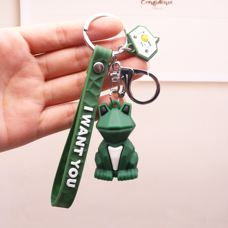 1 móc khóa Khủng Long xanh dễ thương cho cặp đôi và các hình thú khác