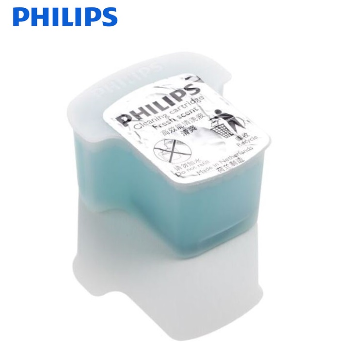 Bình nước rửa máy cạo râu Philips Cleaning cartridge JC302/52