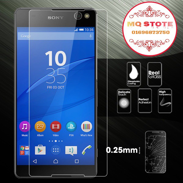 Sony c3/ c4/ c5 kính cường lực glass pro