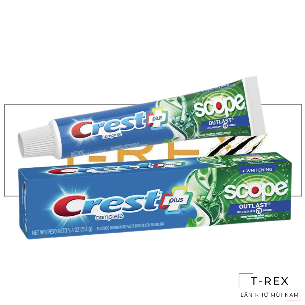 Crest Complete Scope Outlast Fluoride Toothpaste 153g