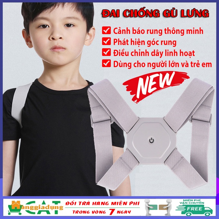 Đai rung chống gù lưng thông minh Đai Chống Gù Lưng Rung Giá Tốt T07/2023 Đai chống gù lưng Nhật Bản cao cấp cảm biến rung Thông Minh