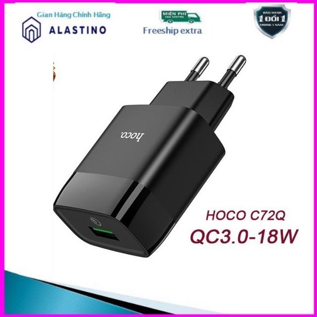 Củ Sạc iphone,Củ Sạc Nhanh iphone C72Q hoco Chính Hãng