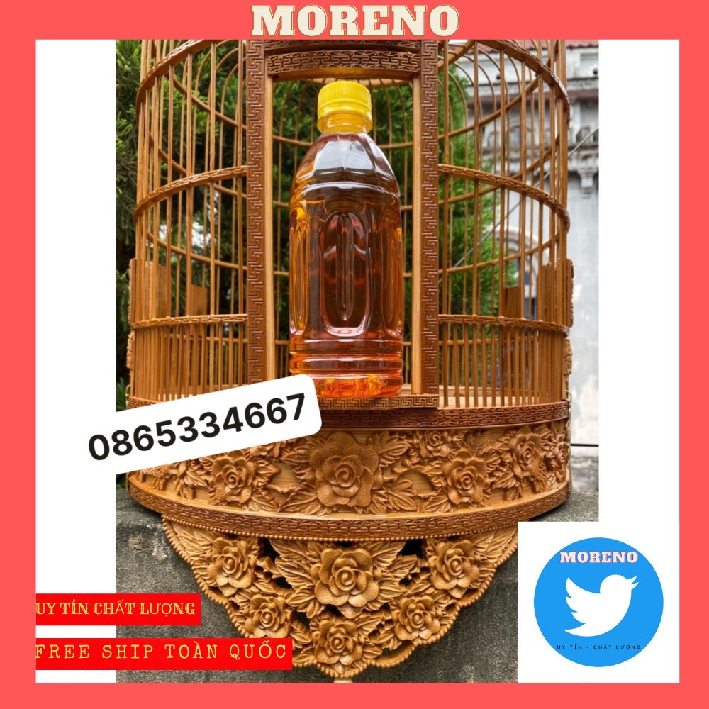 Dầu quét lồng chim MORENO lên màu sáng bóng - dầu ủ lồng chim cao cấp