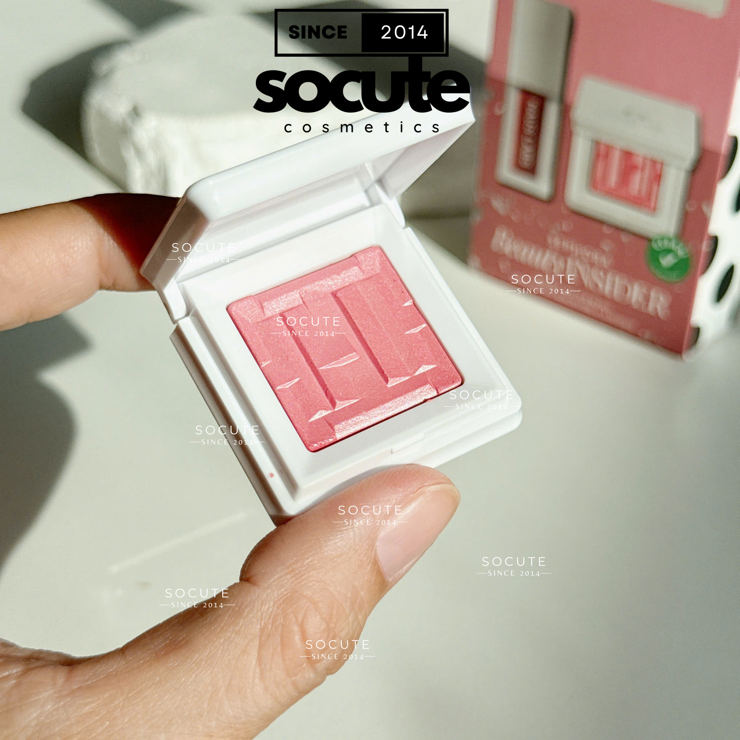 Phấn Bắt Sáng HAUS LABS By Lady Gaga Highlight Bio-Radiant Gel-Powder Highlighter - Rose Quartz Mini 1.15g
