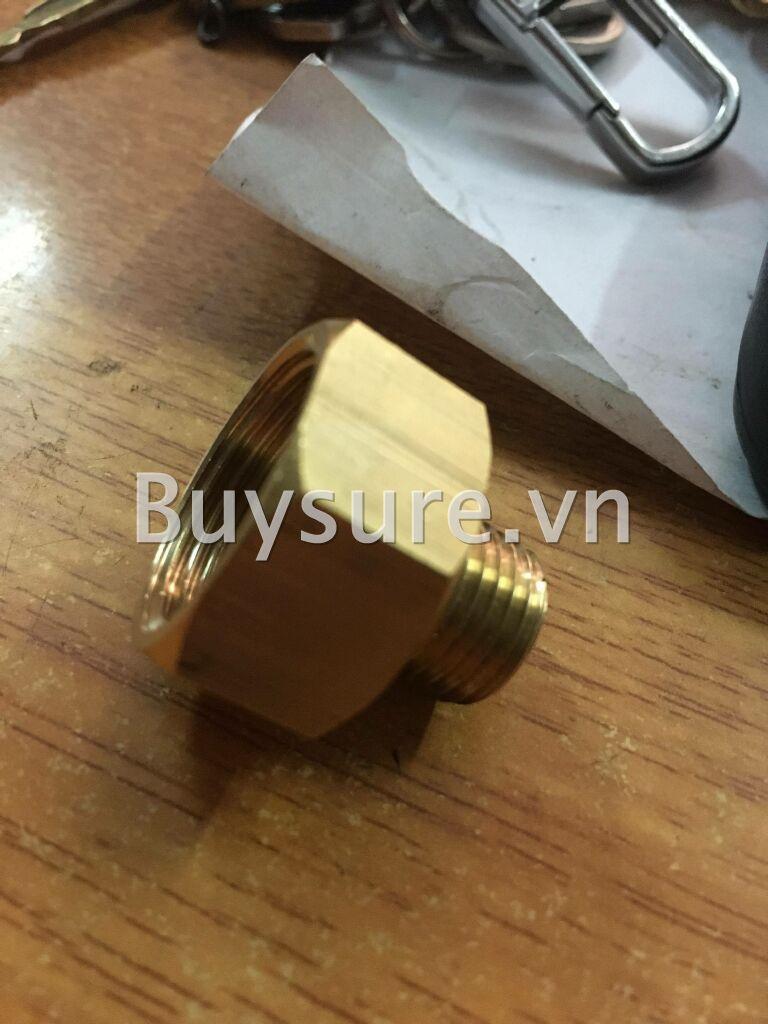 Ren trong 22mm sang ren ngoài 14mm (13,8mm) bằng đồng thau