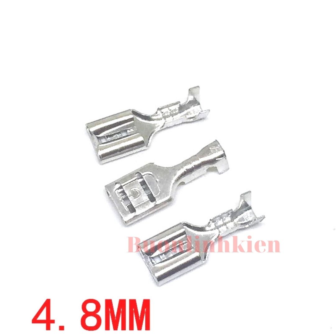 Đầu cos 4.8mm ( gói 100 chiếc) không kèm bọc nhựa