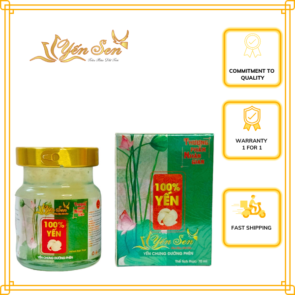 Yến Sen chưng đường phèn cao cấp 100% yến 70ml