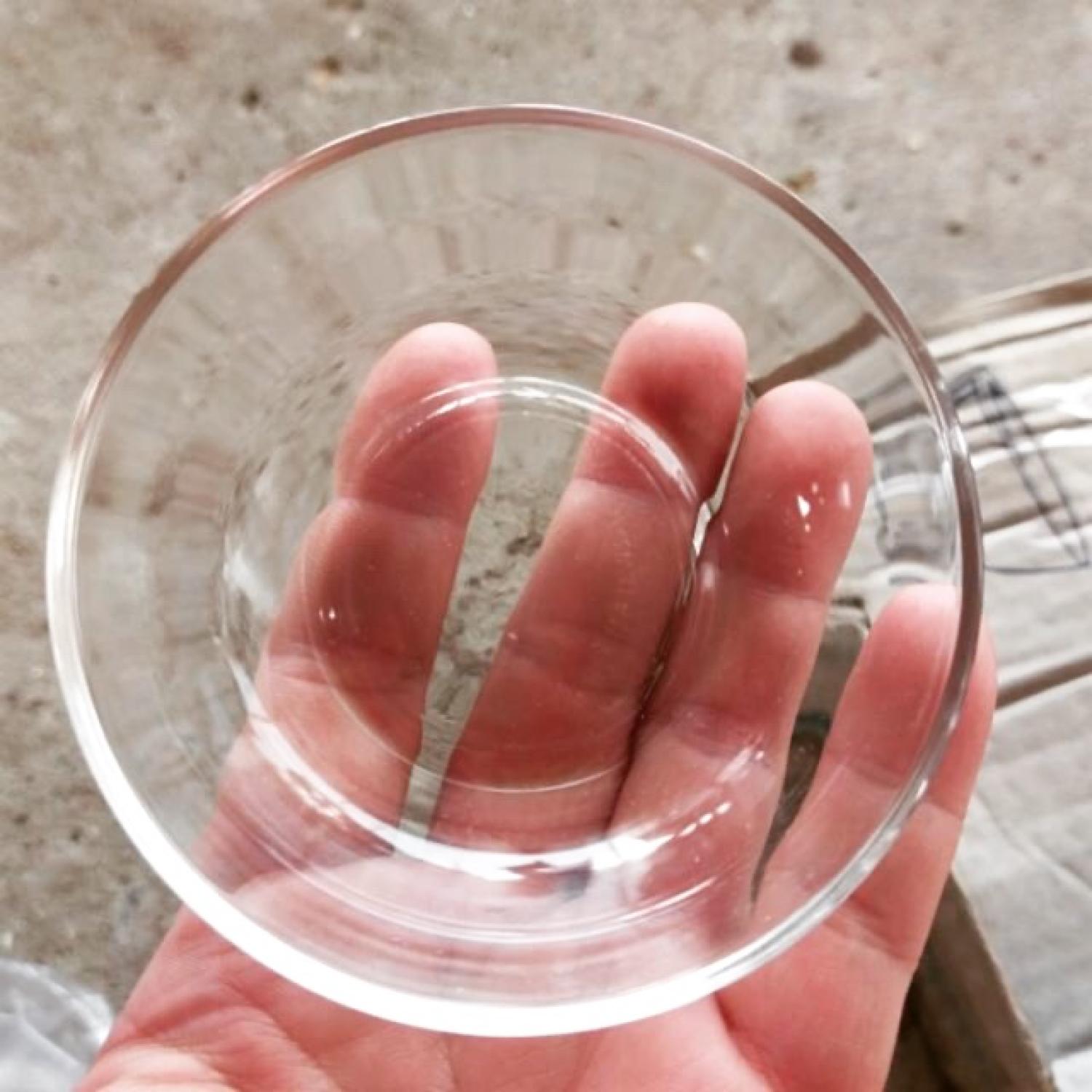 Chén chấm thủy tinh trơn đẹp