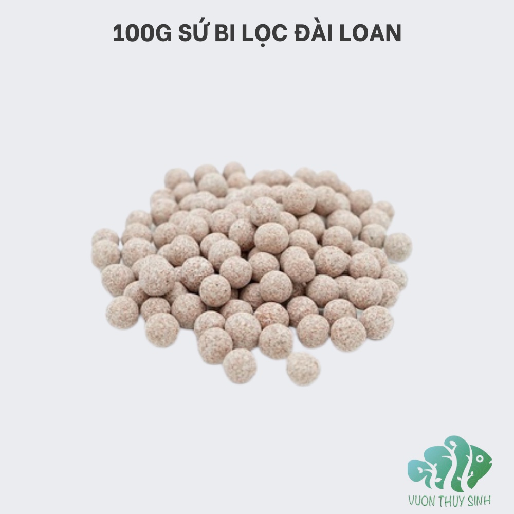 100g sứ bi lọc nước đài loan