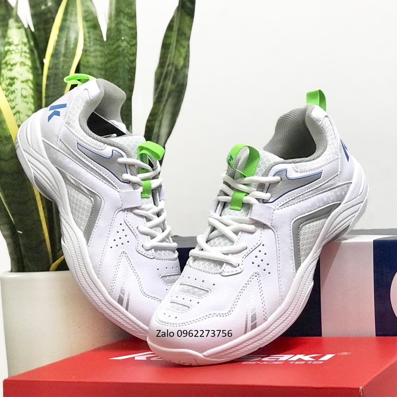 FLASH SALE - TẶNG TẤT - Giày Cầu Lông Kawasaki, Giày Kumpoo, Giày Tập Luyện Mẫu Nam Nữ Giày Thể Thao Chuyên Nghiệp Thoáng Khí Giảm Sốc Chống Trượt Chịu Mài Mòn, đé kếp chống lật cổ chân