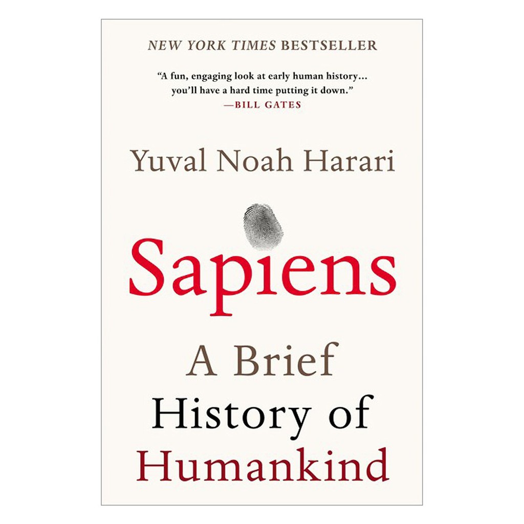 Sách Ngoại Văn: Sapiens ( Phiên Bản: Tiếng Anh)