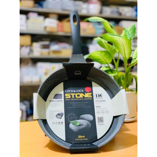 Chảo Đá Stone 7 Lớp Cao Cấp LocknLock 20, 24, 26, 28, 30cm LCA6243D, LCA6263D, LCA6283D, LCA6303D, LCA6285D, LCA6305D (cam kết hàng chính hãng)