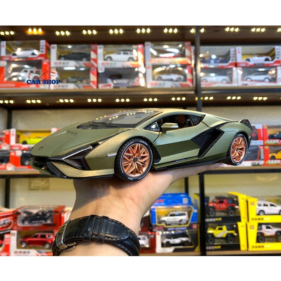 Mô hình trưng bày siêu xe LAMBORGHINI SIAN FKP 63 TỈ LỆ :18 của hãng Weituo