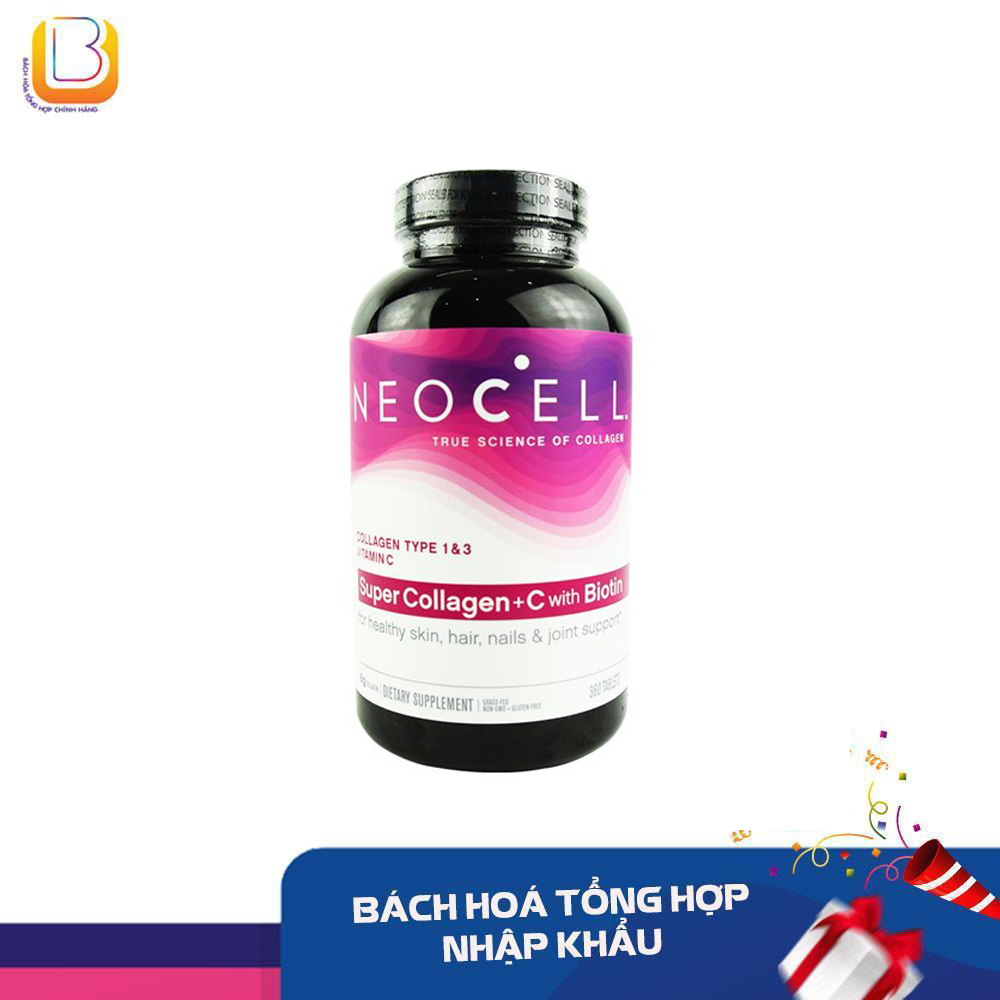 VIÊN UỐNG COLLAGEN + C WITH BIOTIN NEOCELL MỸ 360 VIÊN