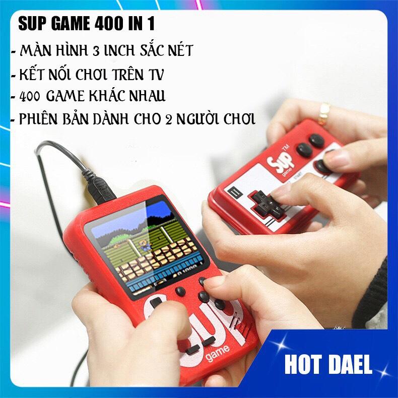 Máy chơi game cầm tay sup 400 in, kết nối tivi với 400 trò chơi khác nhau