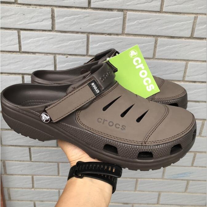 Dép sục crocs YUKON Sport clog , sục crocs chính hãng , cross xuất xịn, sục nam màu nâu