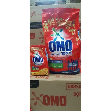 Bột giặt OMO 6kg Tặng Kèm gói Bột Giặt OMO 520g Tinh Dầu Thơm.