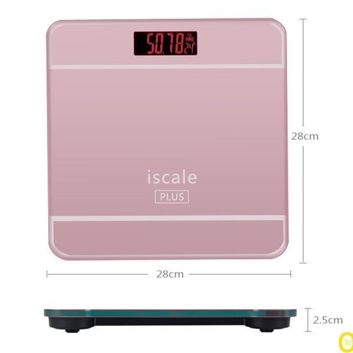 Cân Điện Tử, Cân Sức Khỏe Kính Cường Lực Tải Trọng 180kg