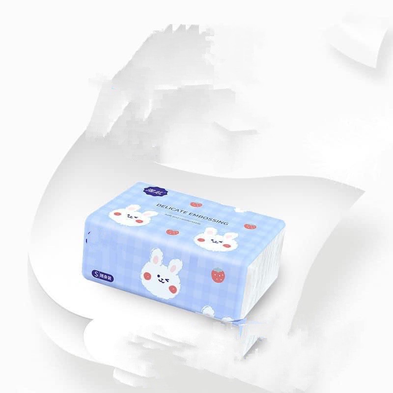 Combo 2 gói giấy ăn rút hình con thỏ siêu dai , mềm mịn tiện dụng -Finger