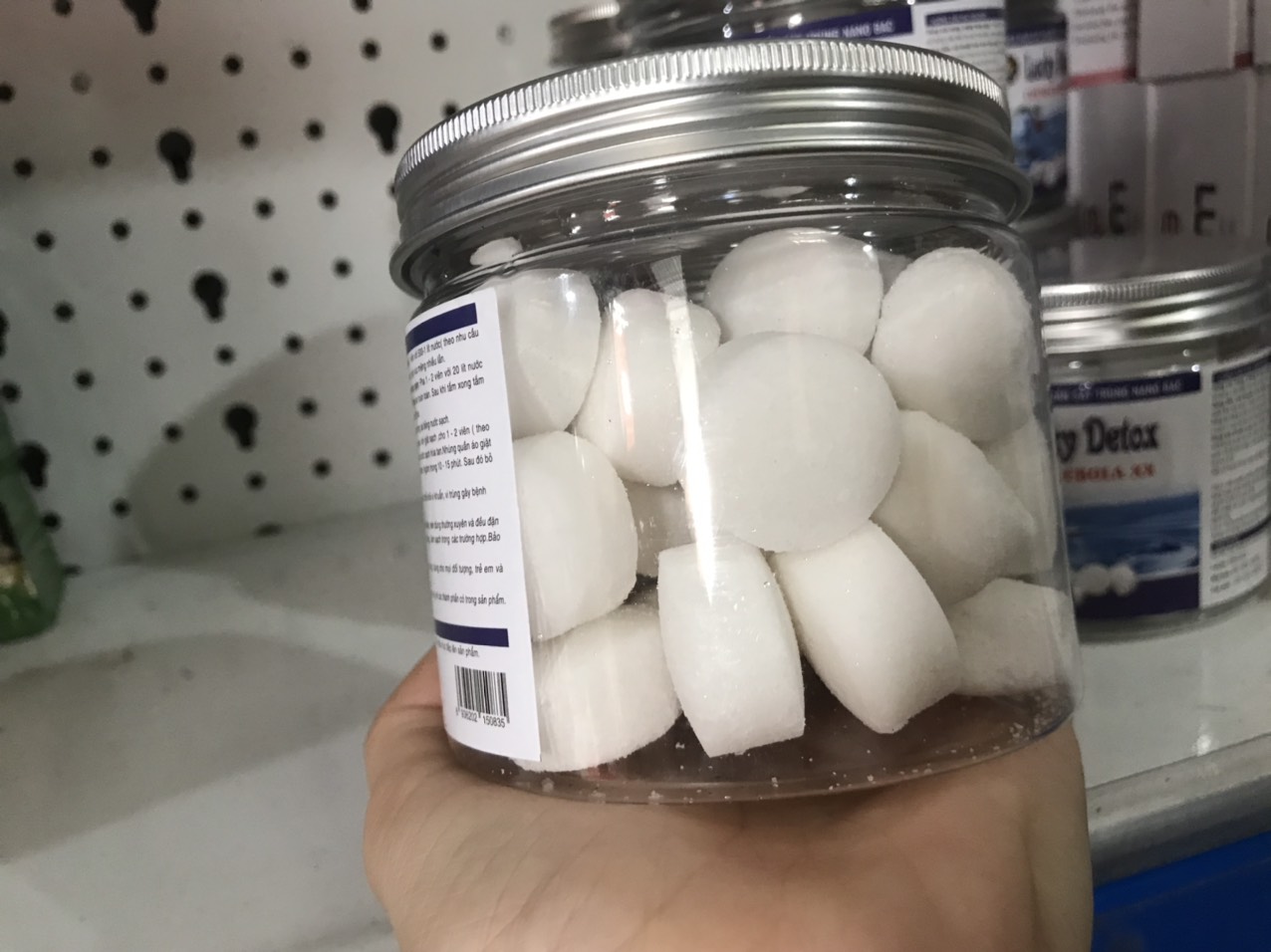 Viên muối thảo dược Nano bạc- Sát Khuẩn, vệ sinh mũi họng
