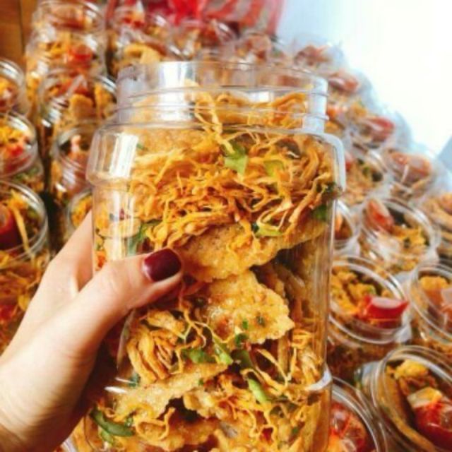 100G Cơm Cháy Lắc Khô Gà - Đồ Ăn Vặt - Ăn Vặt