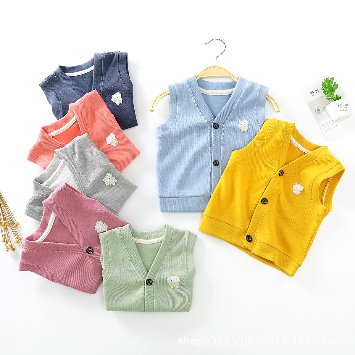 Áo gile len size 8-18kg hàng Quảng châu cho bé