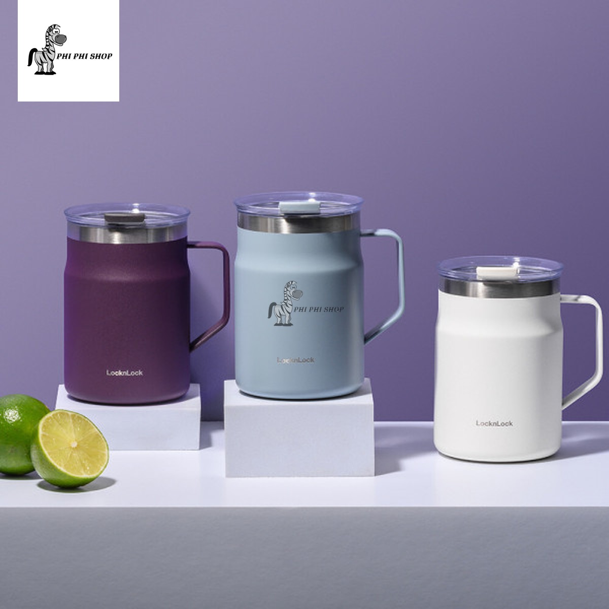 Ca nước giữ nhiệt Lock&Lock Metro Mug LHC4219 475ml , LHC4282 600ml