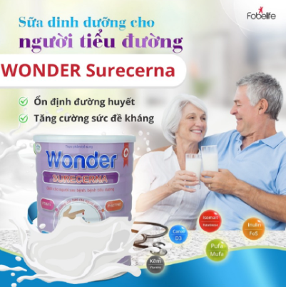 Sữa tiểu đường Wonder Surecerna.