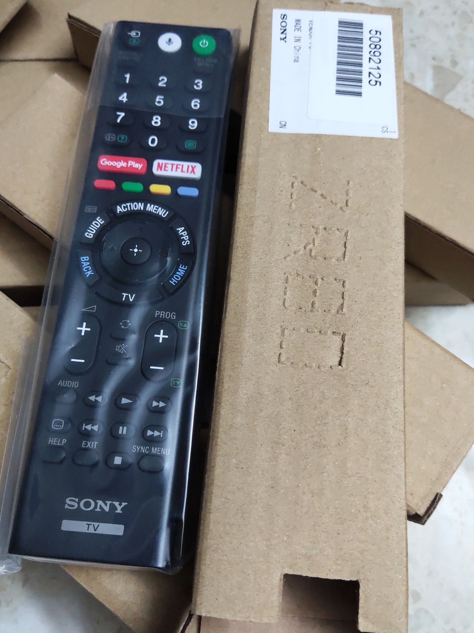 Hàng chính hãng điều khiển tivi sony bằng giọng nói rmf-tx310p- dùng tv từ 2015 đến 2019