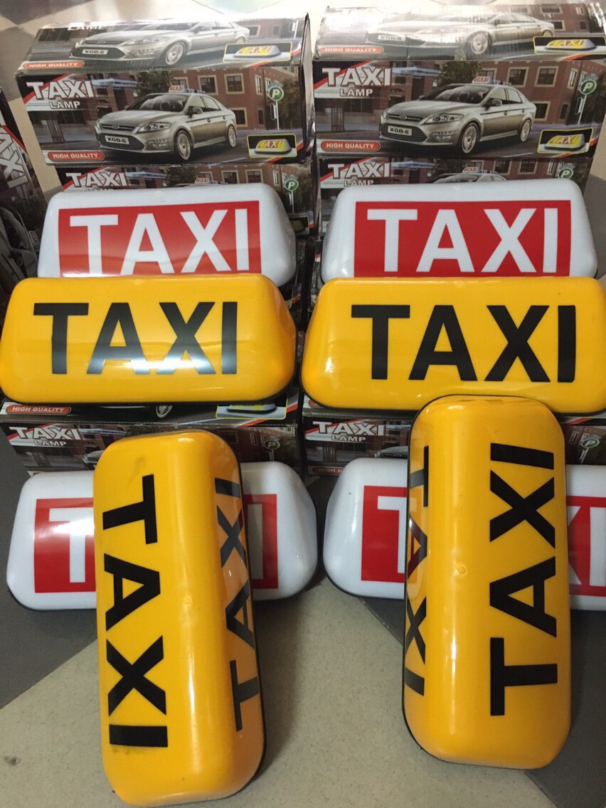 Mào taxi nam châm có đèn led cao cấp