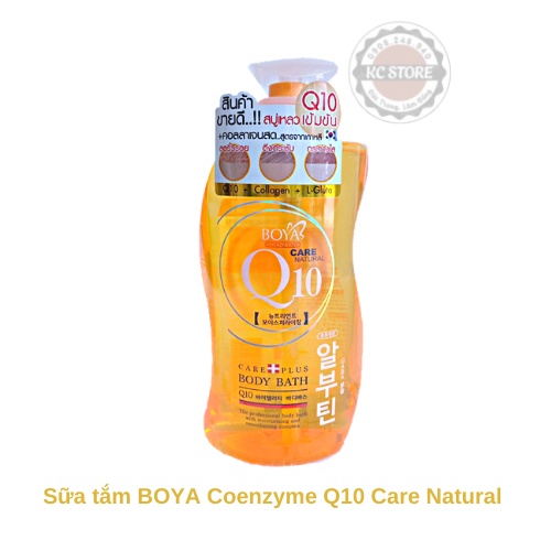 Sữa tắm boya coenzyme q10 care nautural 800ml