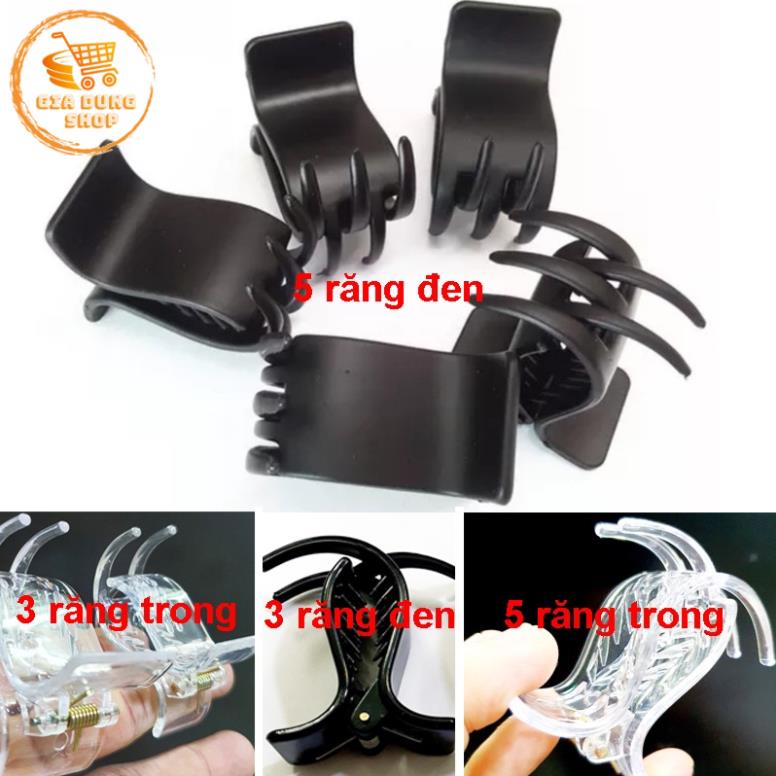 Kẹp tóc càng cua 3 răng, 5 răng trơn chất lượng