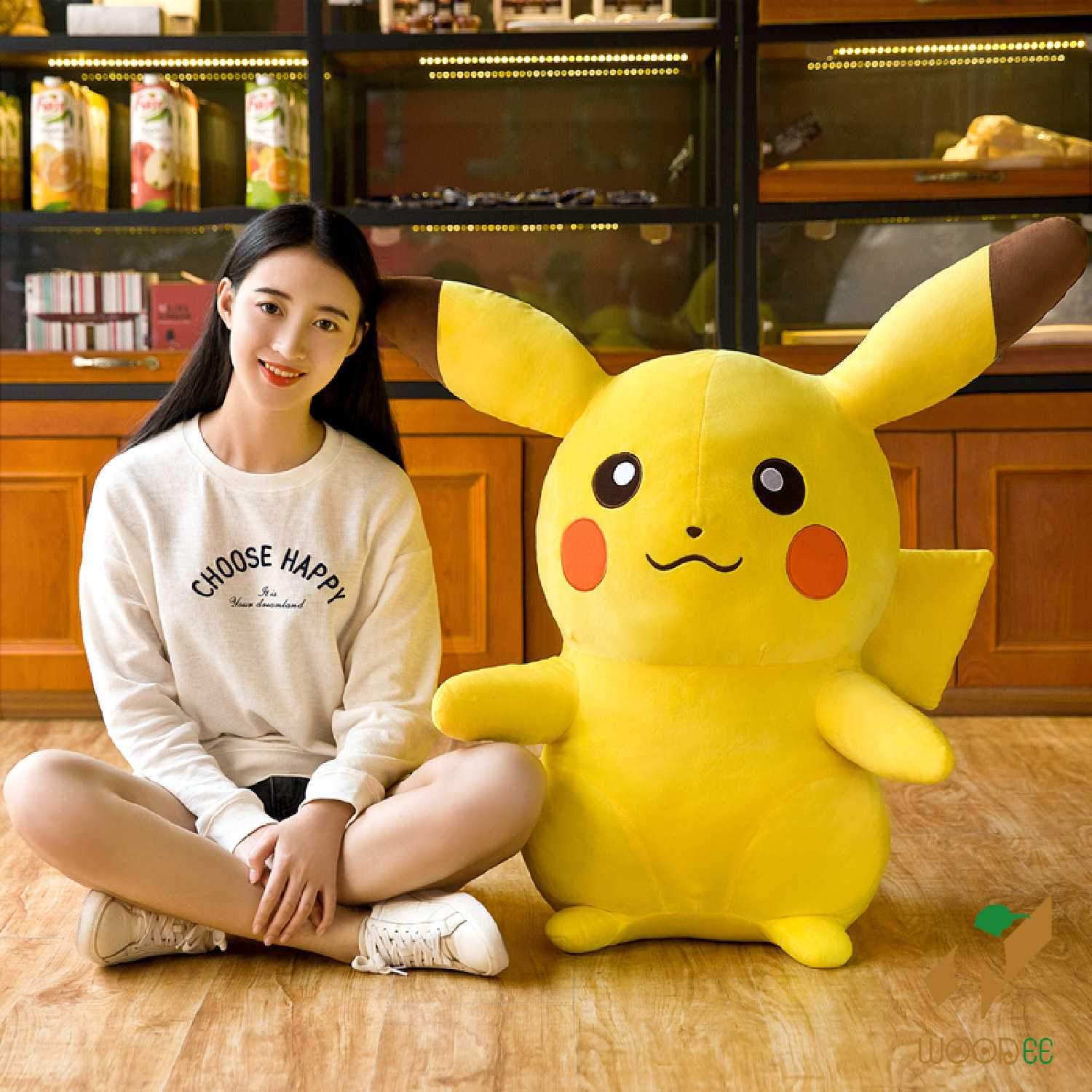 Gấu bông pokemon chuột điện PIKACHU size to bự 1 mét