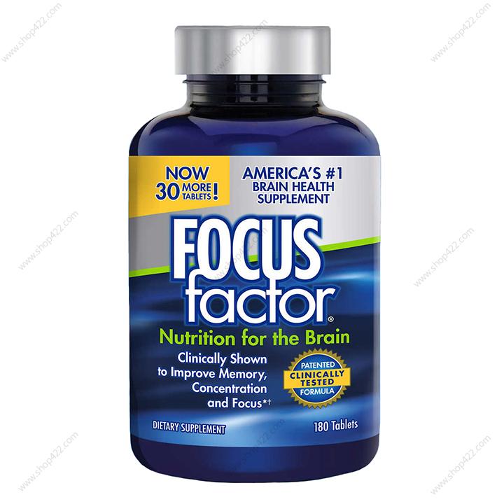 Bổ não focus factor nutrition for the brain 180 viên
