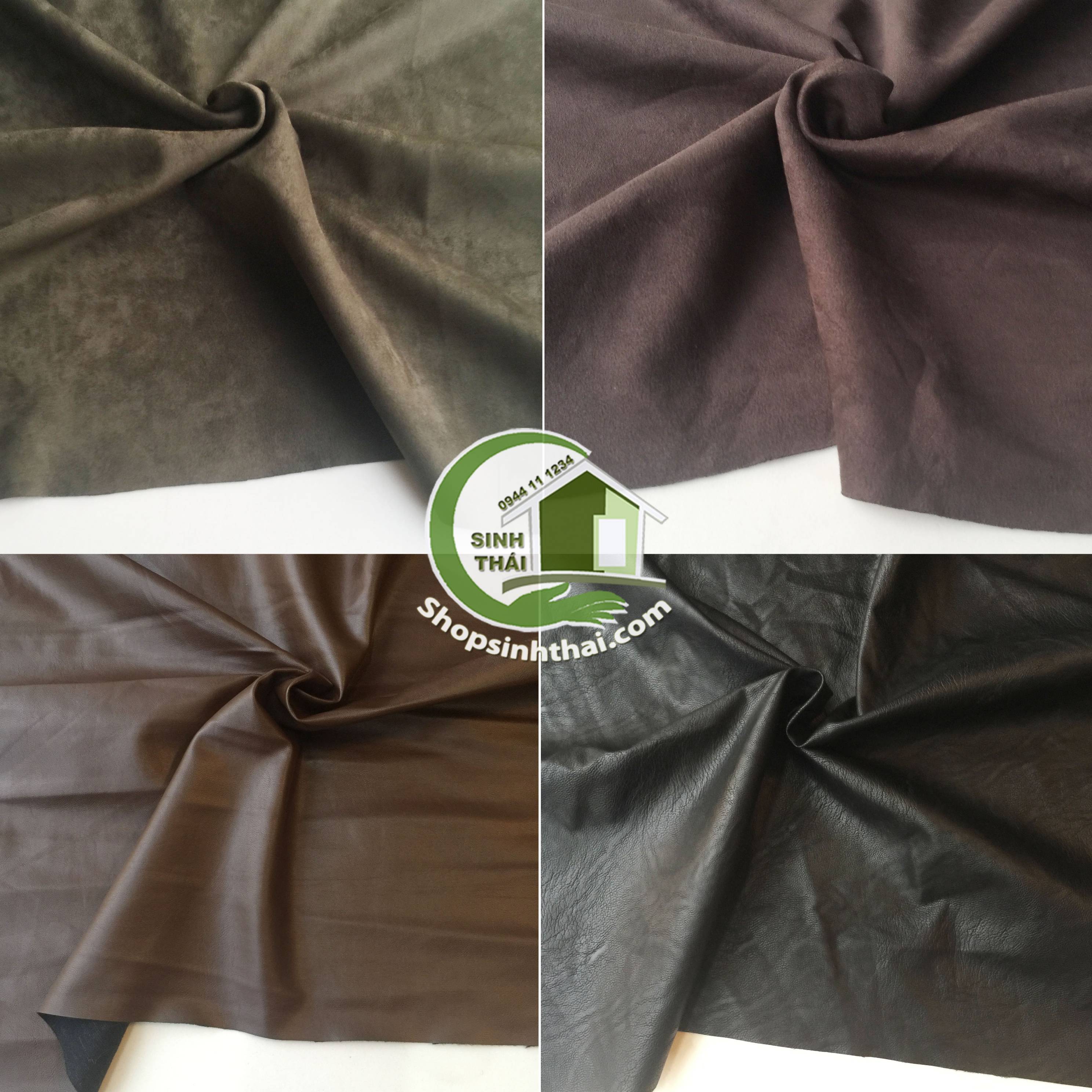 [HCM]Vải da may quần áo vải giả da giả da lộn - [ 50cm x khổ 140cm và 160cm ] - chọn màu